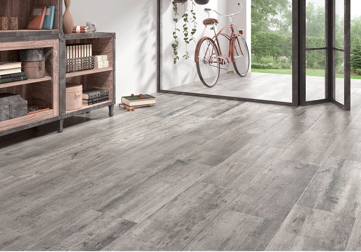 Плитка Golden Tile Alpina Wood grey 892940 30,7x60,7 см - фото 5