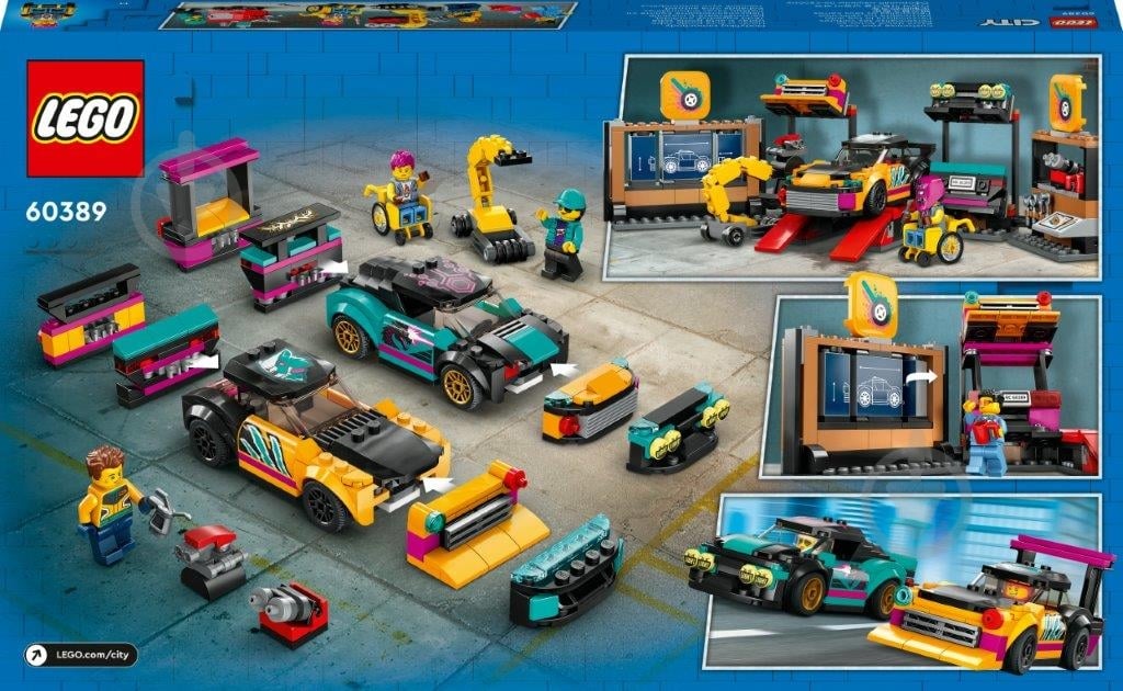 Конструктор LEGO City Тюнінг-ательє 60389 - фото 2 Конструктор LEGO City Тюнінг-ательє 60389 - фото 2