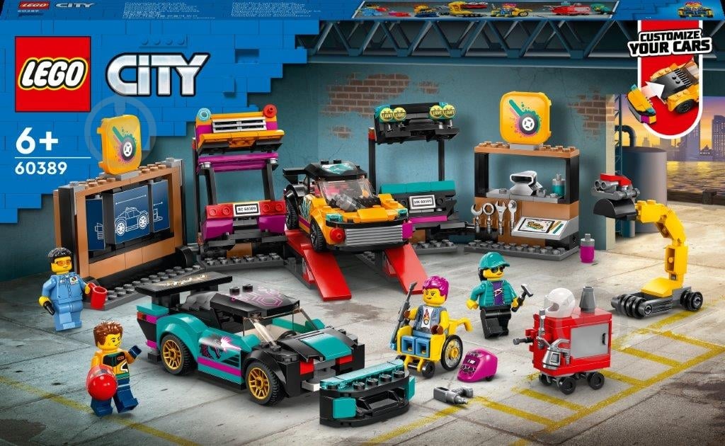 Конструктор LEGO City Тюнінг-ательє 60389 - фото 1 Конструктор LEGO City Тюнінг-ательє 60389 - фото 1