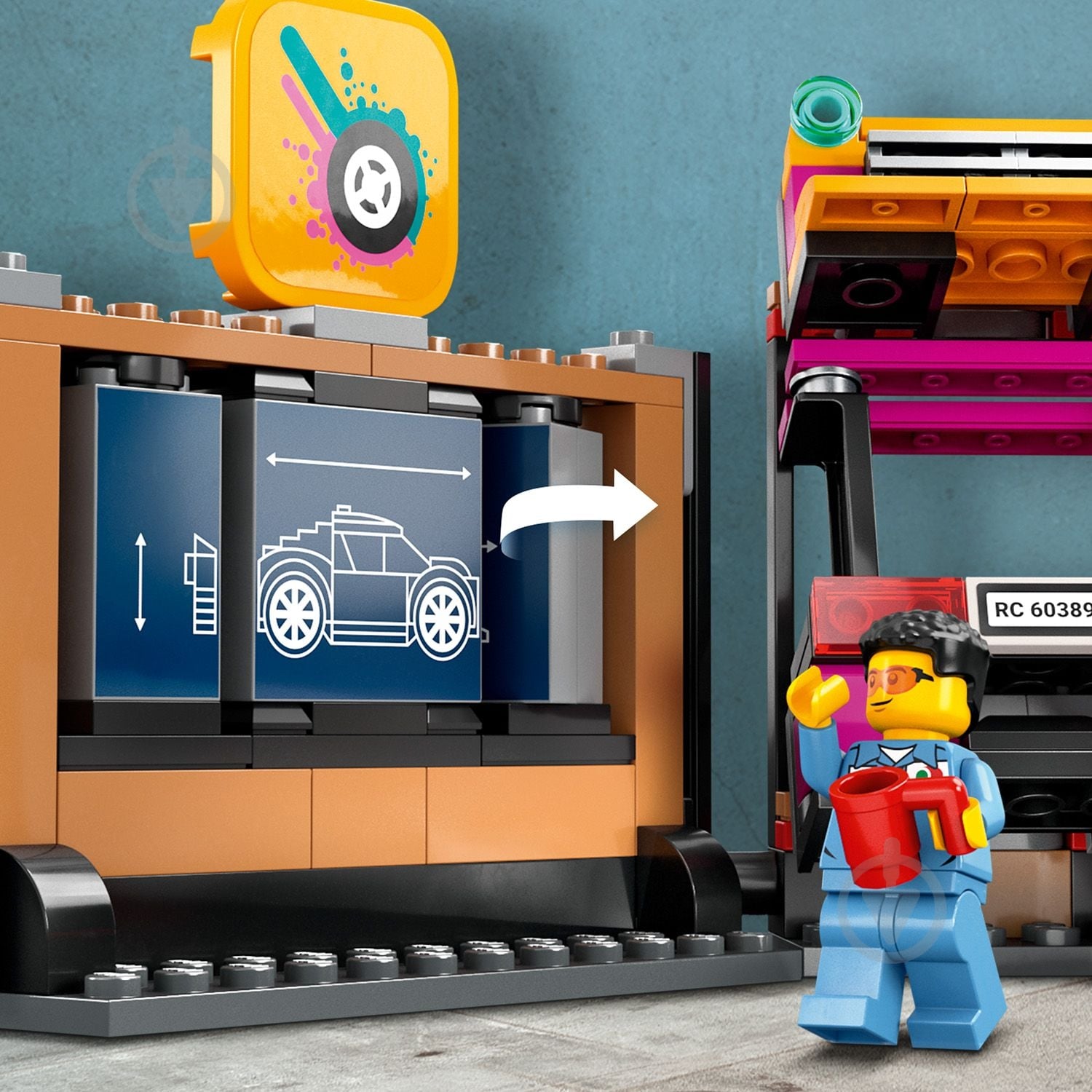 Конструктор LEGO City Тюнінг-ательє 60389 - фото 8 Конструктор LEGO City Тюнінг-ательє 60389 - фото 8