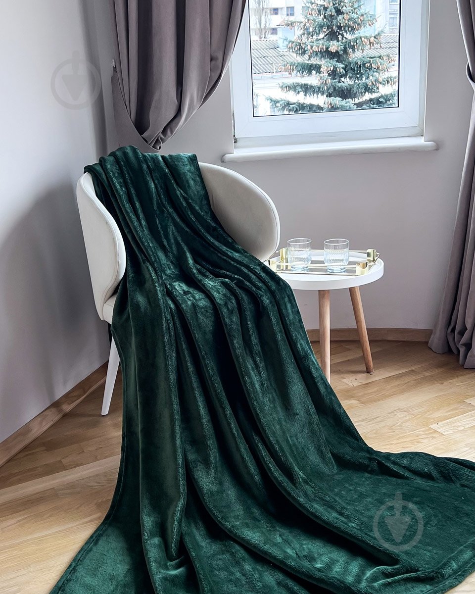 Плед Manner 150x200 см зеленый Emily - фото 1