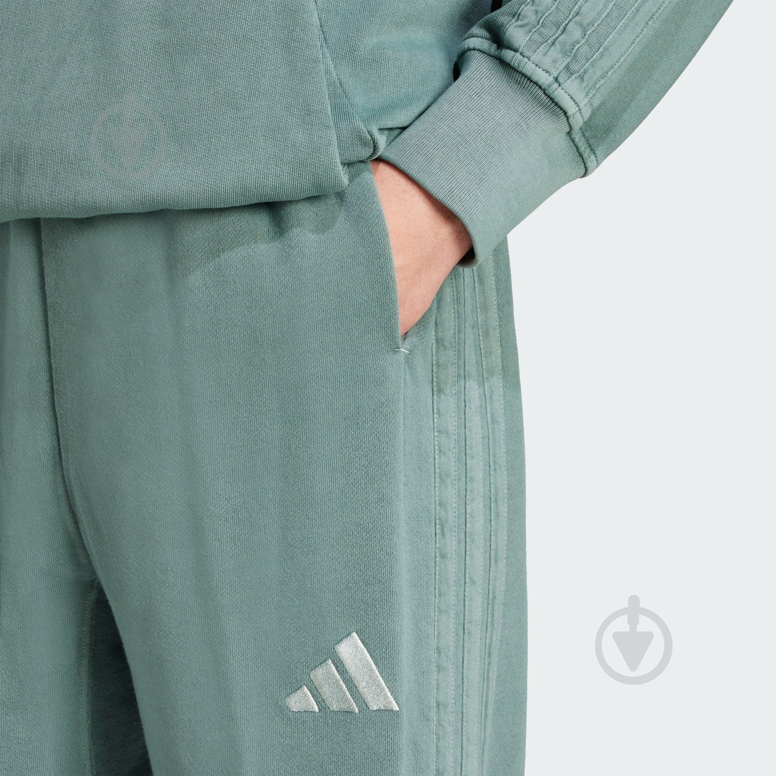 Брюки Adidas M A SZN W FT PT JN0618 р. XL зеленый - фото 4