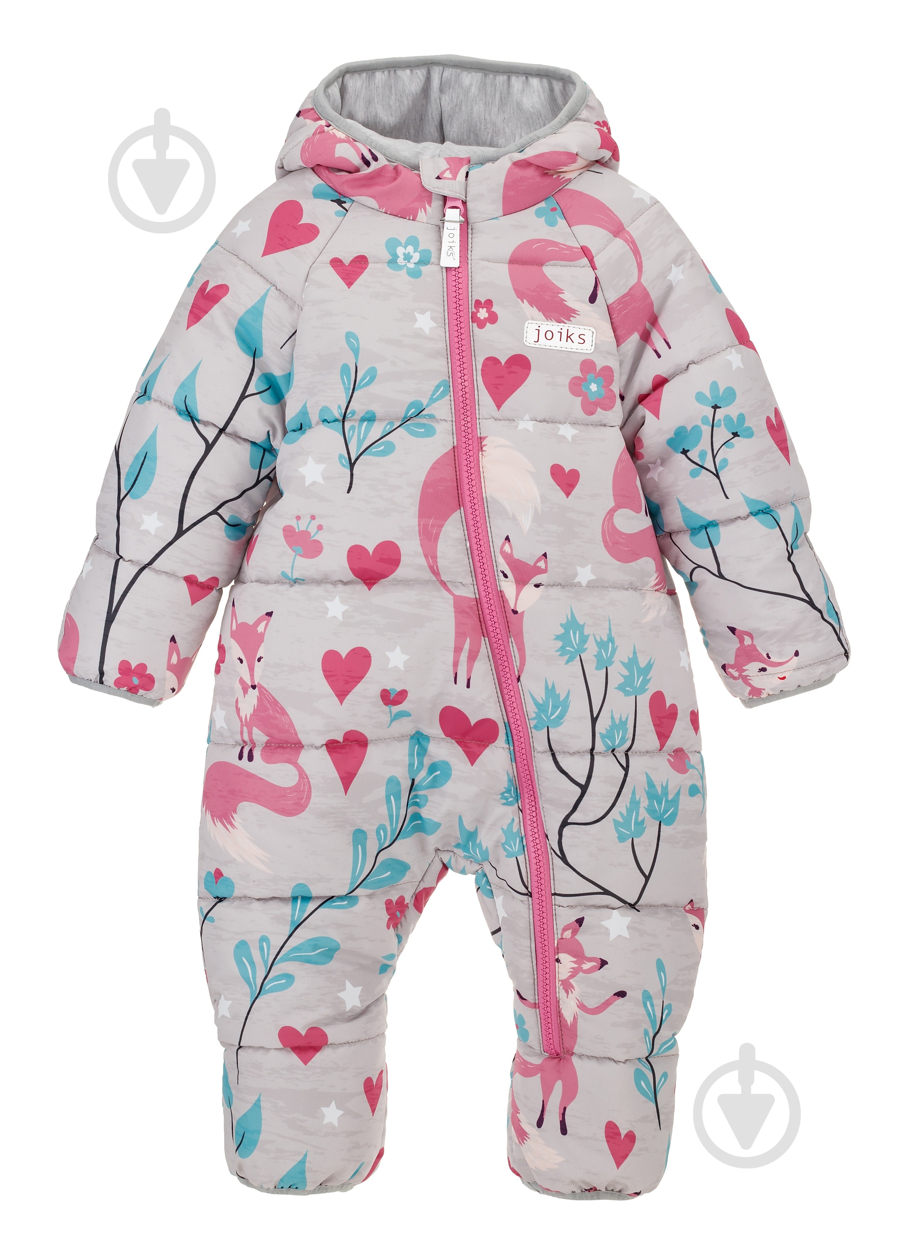 Комбинезон детский для девочек JOIKS р.92-98 бежевый KGE-14 - фото 1