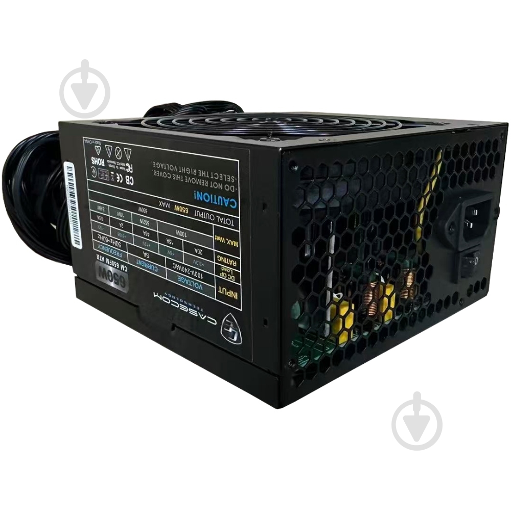 Блок питания CaseCom CM 650FM ATX 650 Вт - фото 1 Блок питания CaseCom CM 650FM ATX 650 Вт - фото 1