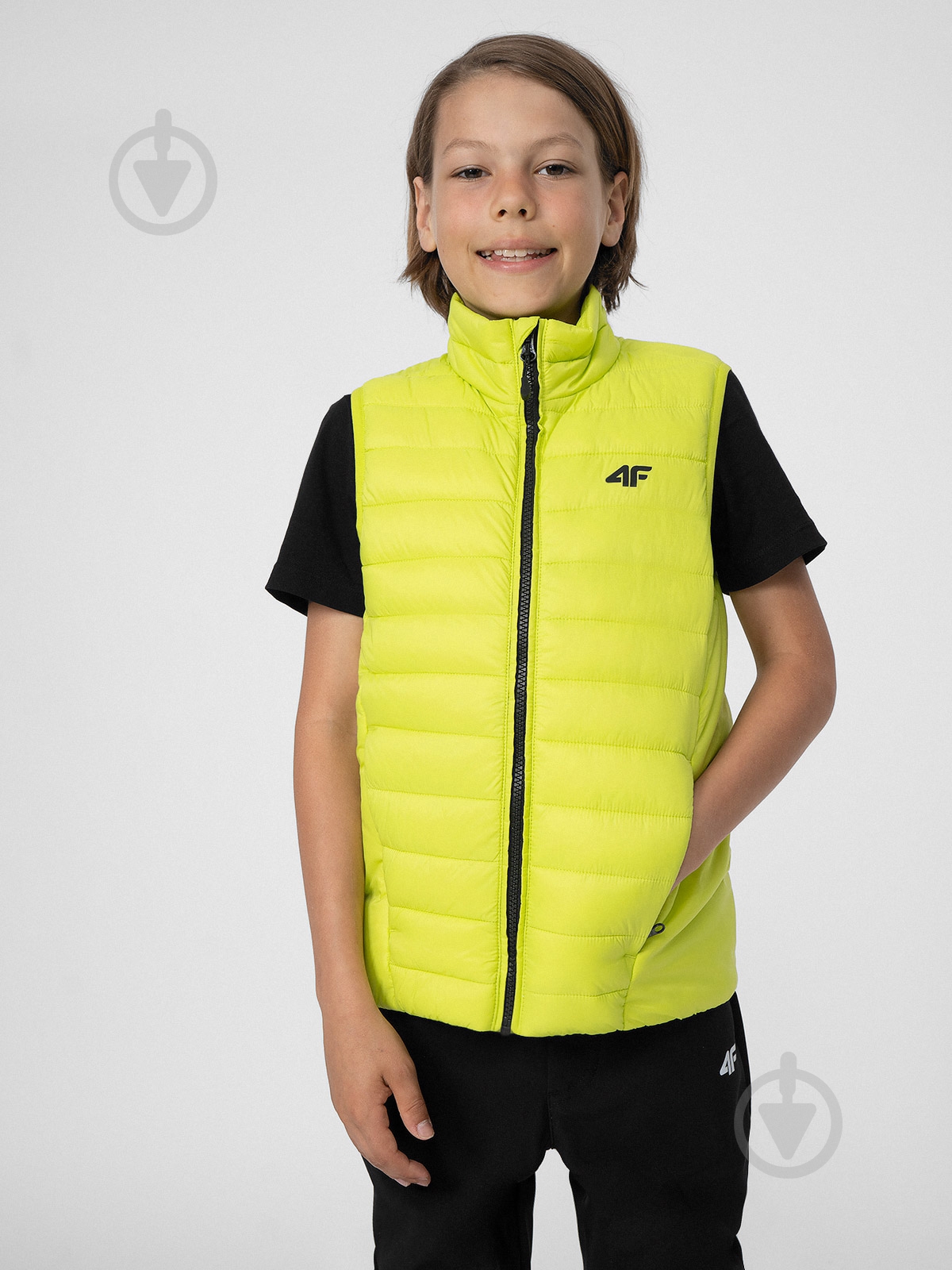 Жилет 4F 4FJSS23TVJAM008-45S р.146 зеленый - фото 1