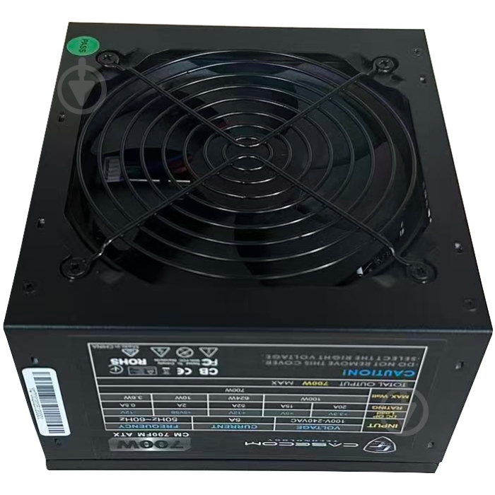 Блок питания CaseCom CM 700FM ATX 700 Вт - фото 2 Блок питания CaseCom CM 700FM ATX 700 Вт - фото 2