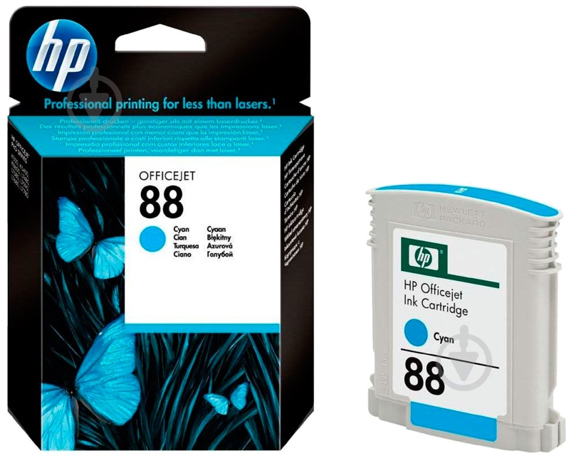 Картридж HP 88 C9386AE cyan - фото 1