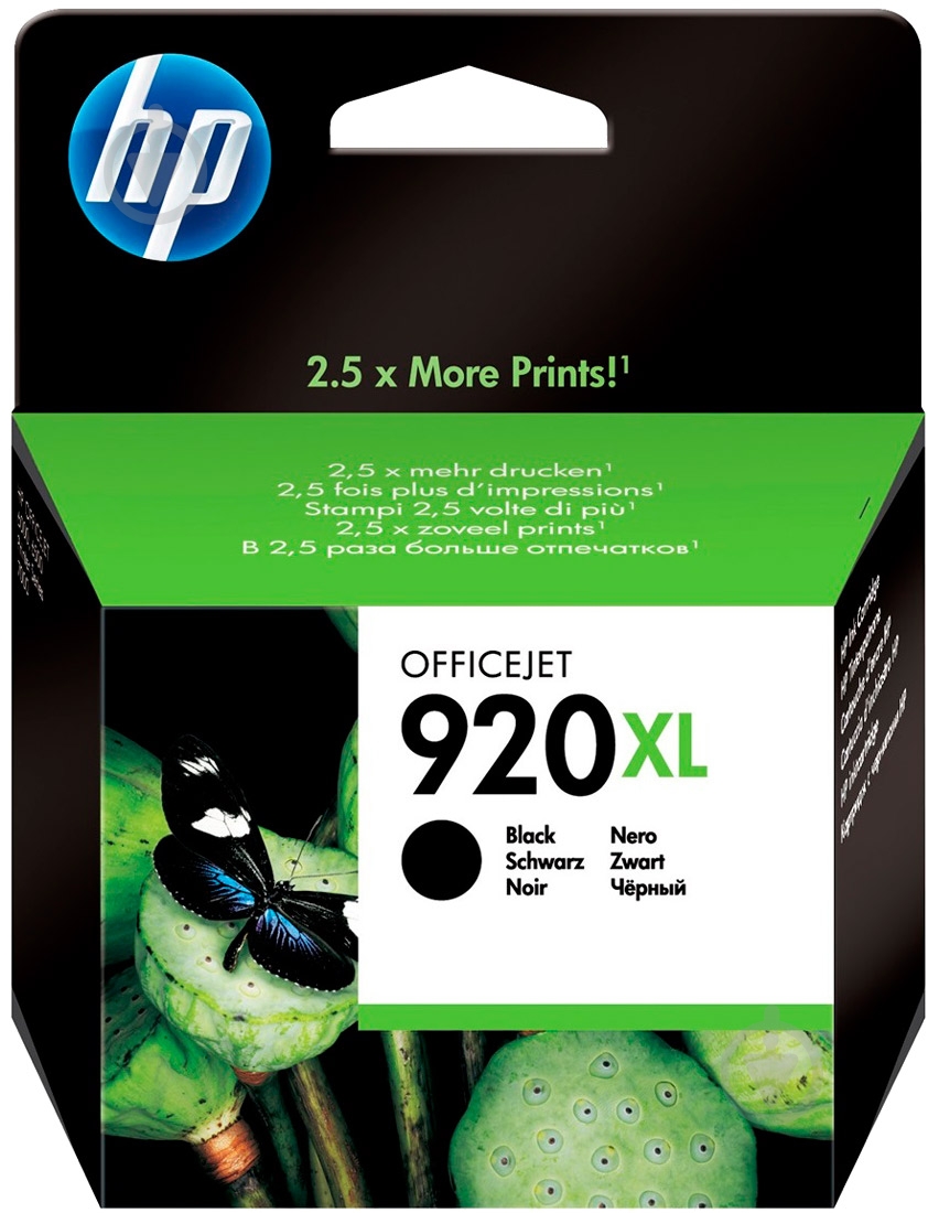 Картридж HP 920XL CD975AE black - фото 1