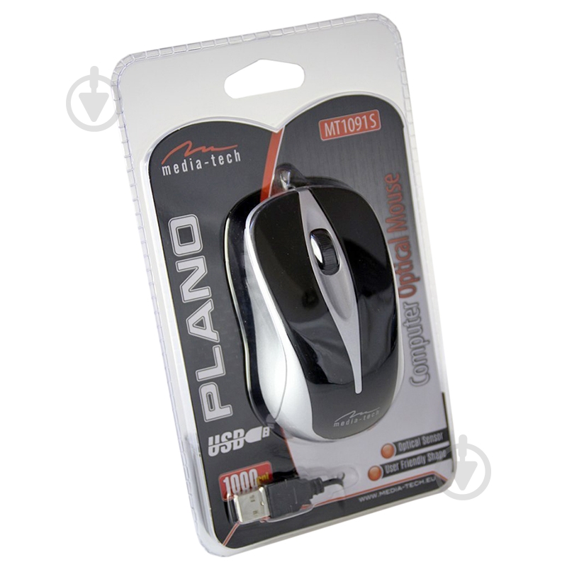 Мышь Media-Tech silver (MT1091S) - фото 3 Мышь Media-Tech silver (MT1091S) - фото 3