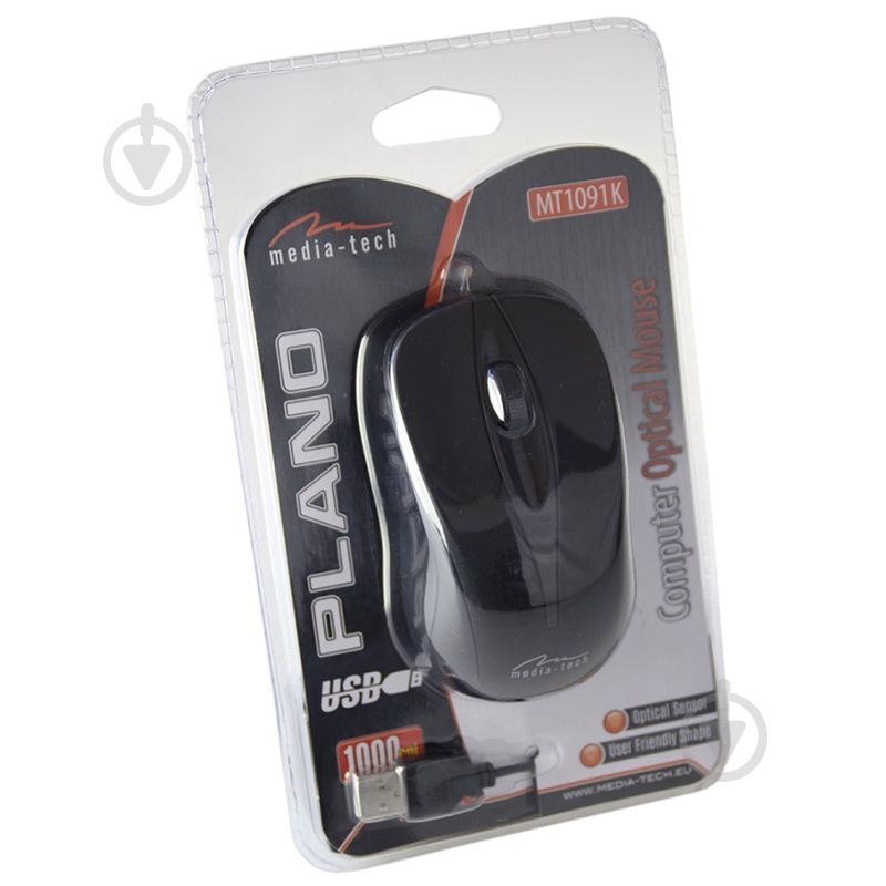 Мышь Media-Tech black (MT1091K) - фото 3