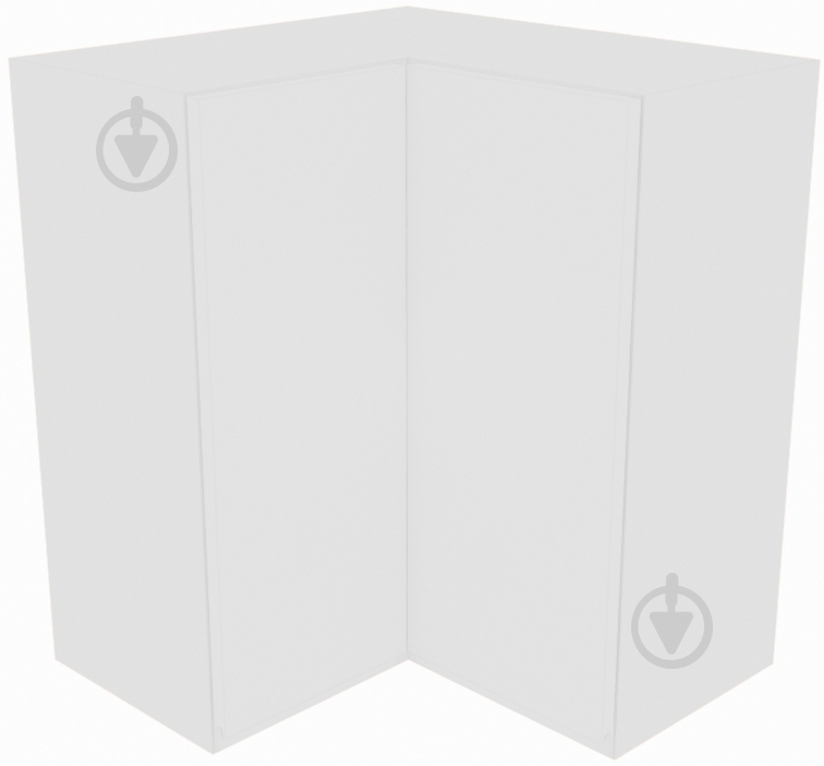 Шкаф Влада (В 60х60 прямой (720)правая) белый шелк/белый - фото 1 Шкаф Влада (В 60х60 прямой (720)правая) белый шелк/белый - фото 1