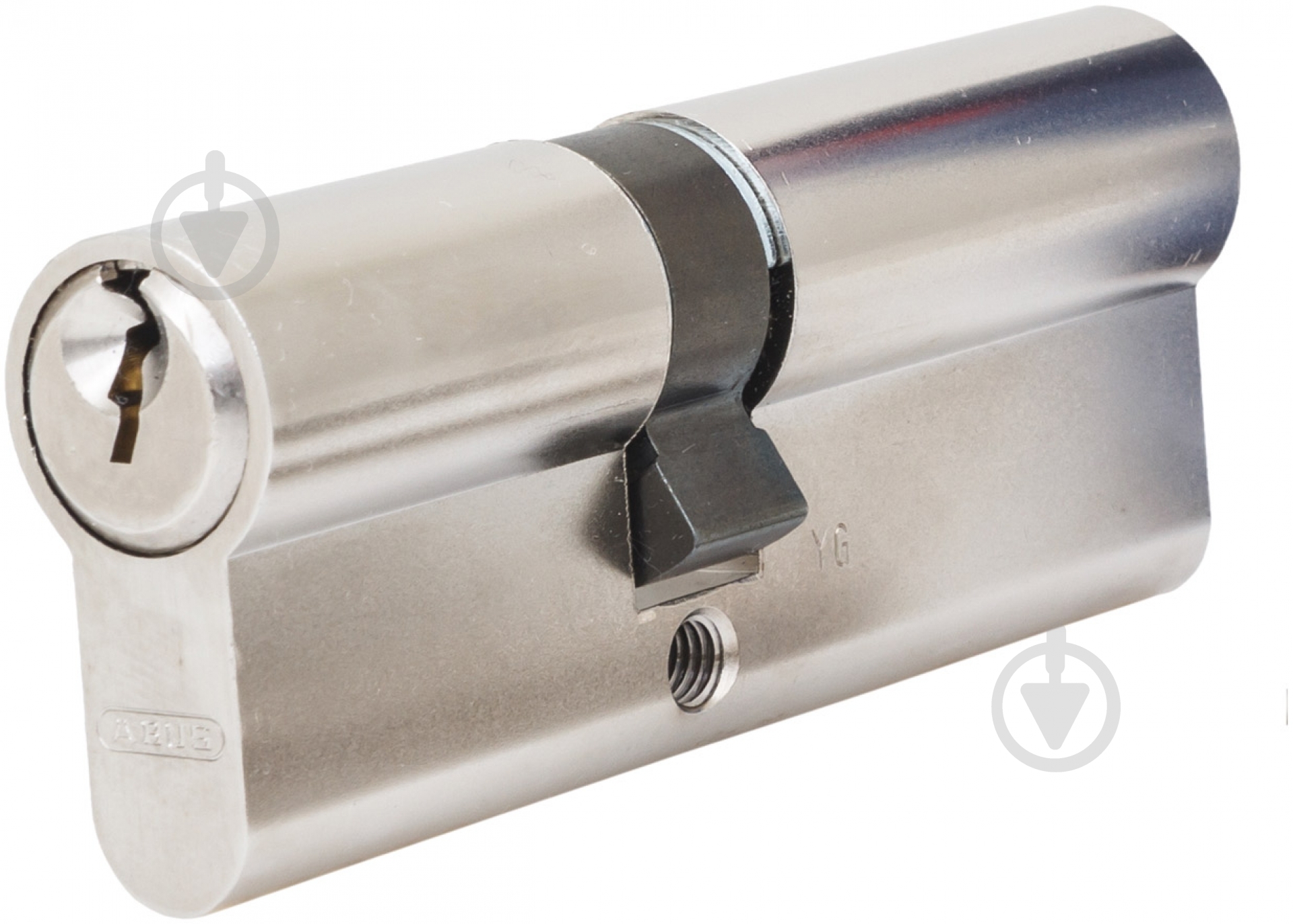 Цилиндр Abus E50 30x35 ключ-ключ 65 мм матовый никель - фото 1
