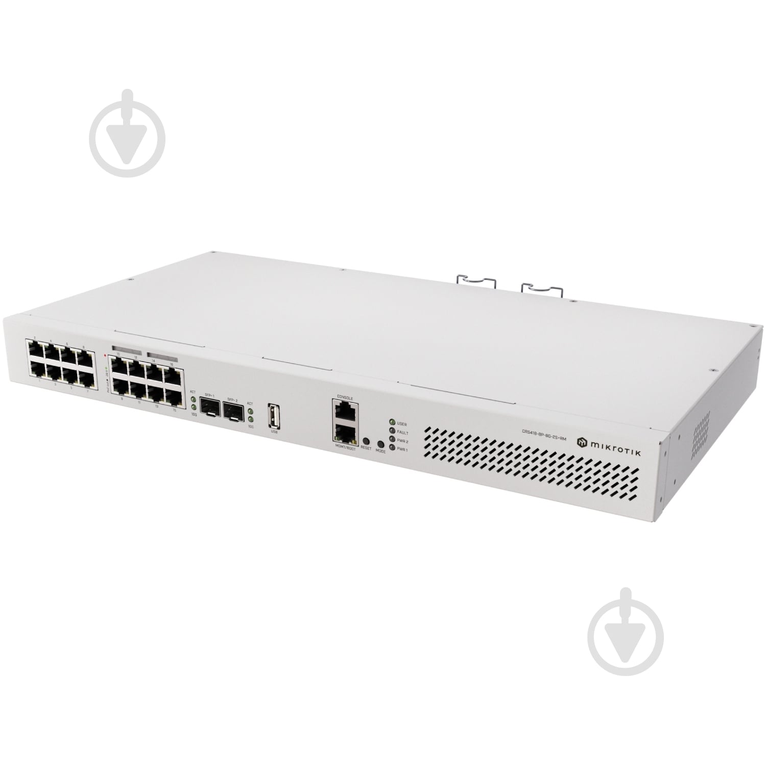 Коммутатор Mikrotik CRS418-8P-8G-2S+RM - фото 2 Коммутатор Mikrotik CRS418-8P-8G-2S+RM - фото 2