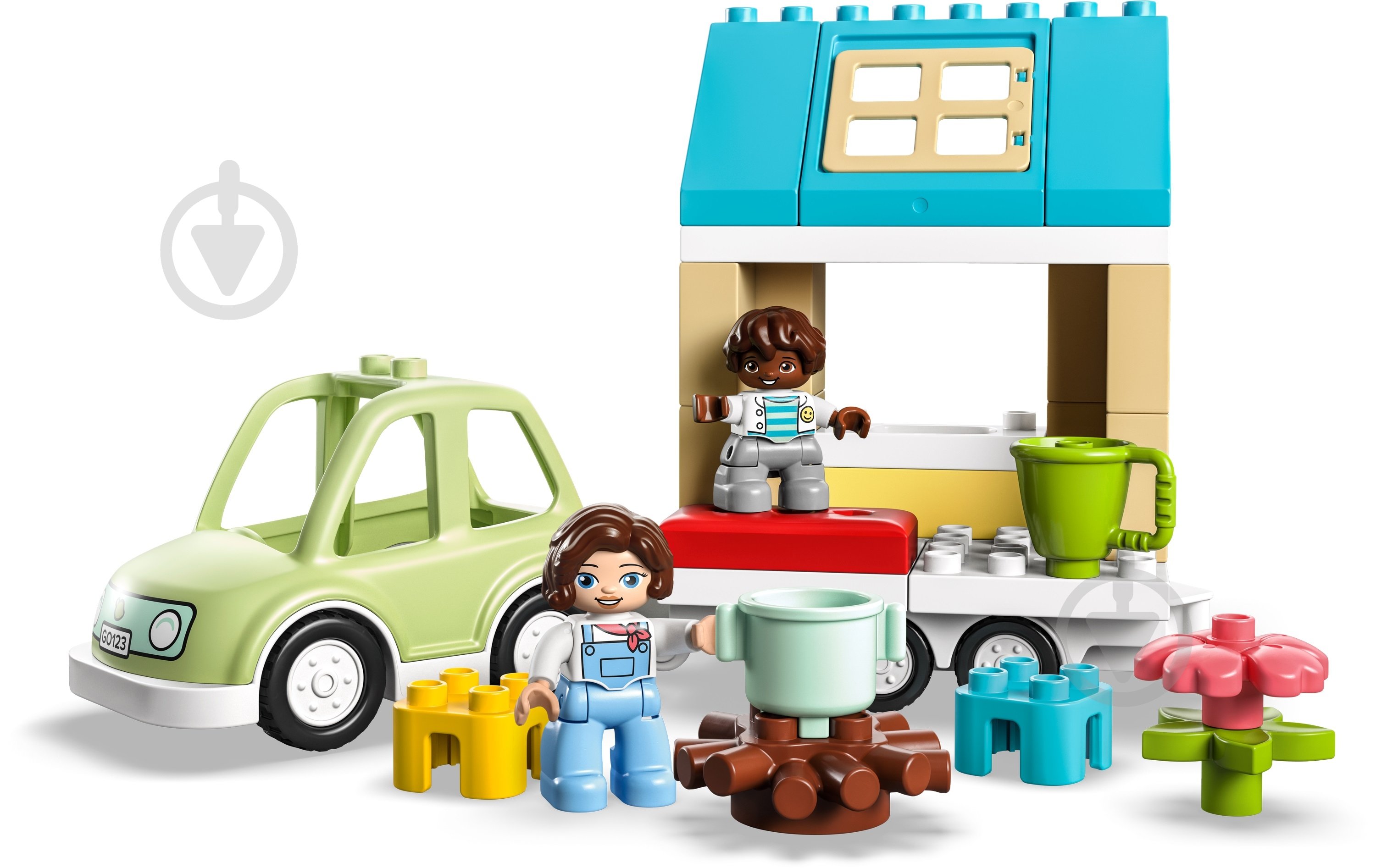 Конструктор LEGO DUPLO Сімейний будинок на колесах 10986 - фото 3 Конструктор LEGO DUPLO Сімейний будинок на колесах 10986 - фото 3
