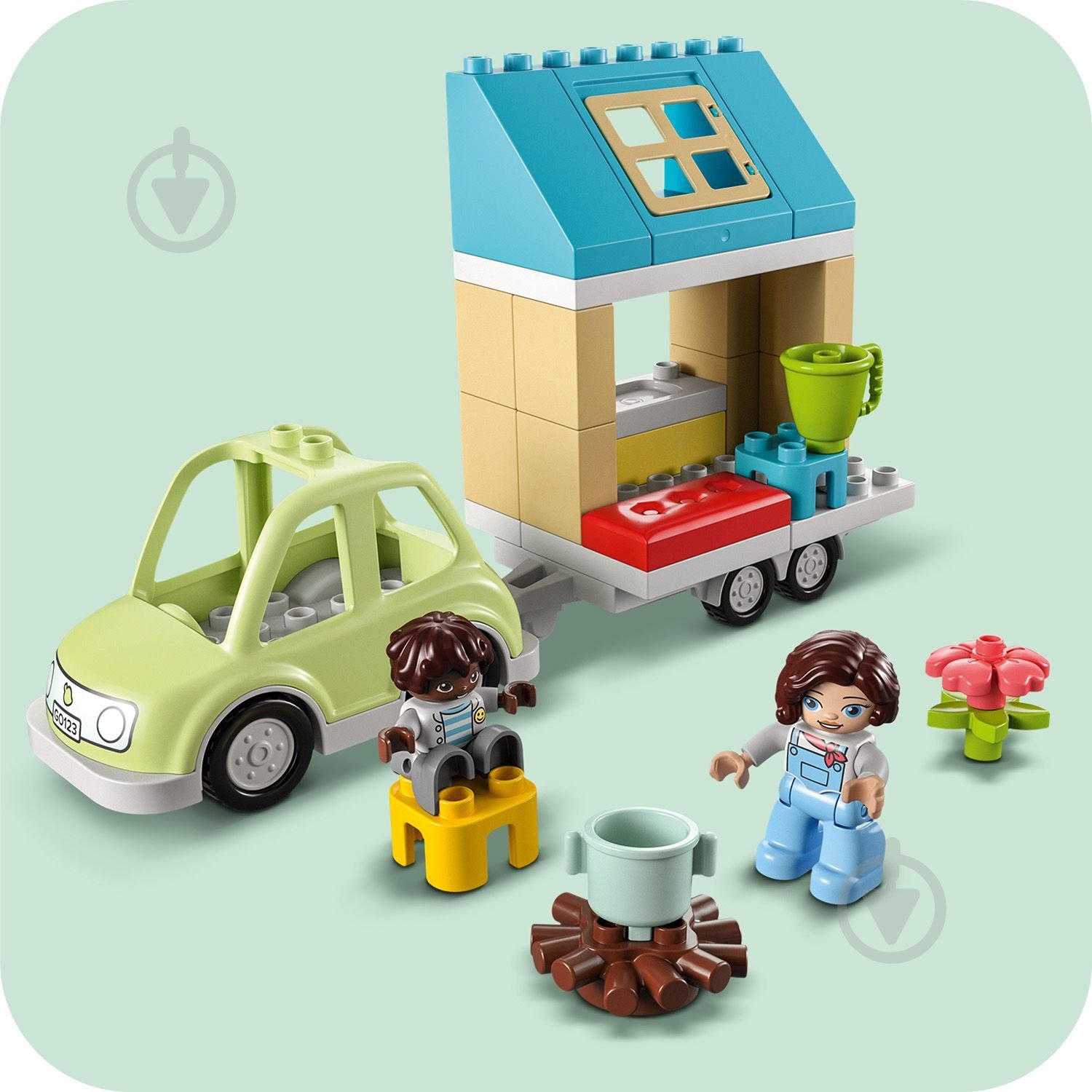 Конструктор LEGO DUPLO Сімейний будинок на колесах 10986 - фото 9 Конструктор LEGO DUPLO Сімейний будинок на колесах 10986 - фото 9