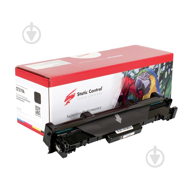 Картридж лазерный Static Control Parrot совместимый для HP CF219A (19A) black - фото 1 Картридж лазерный Static Control Parrot совместимый для HP CF219A (19A) black - фото 1