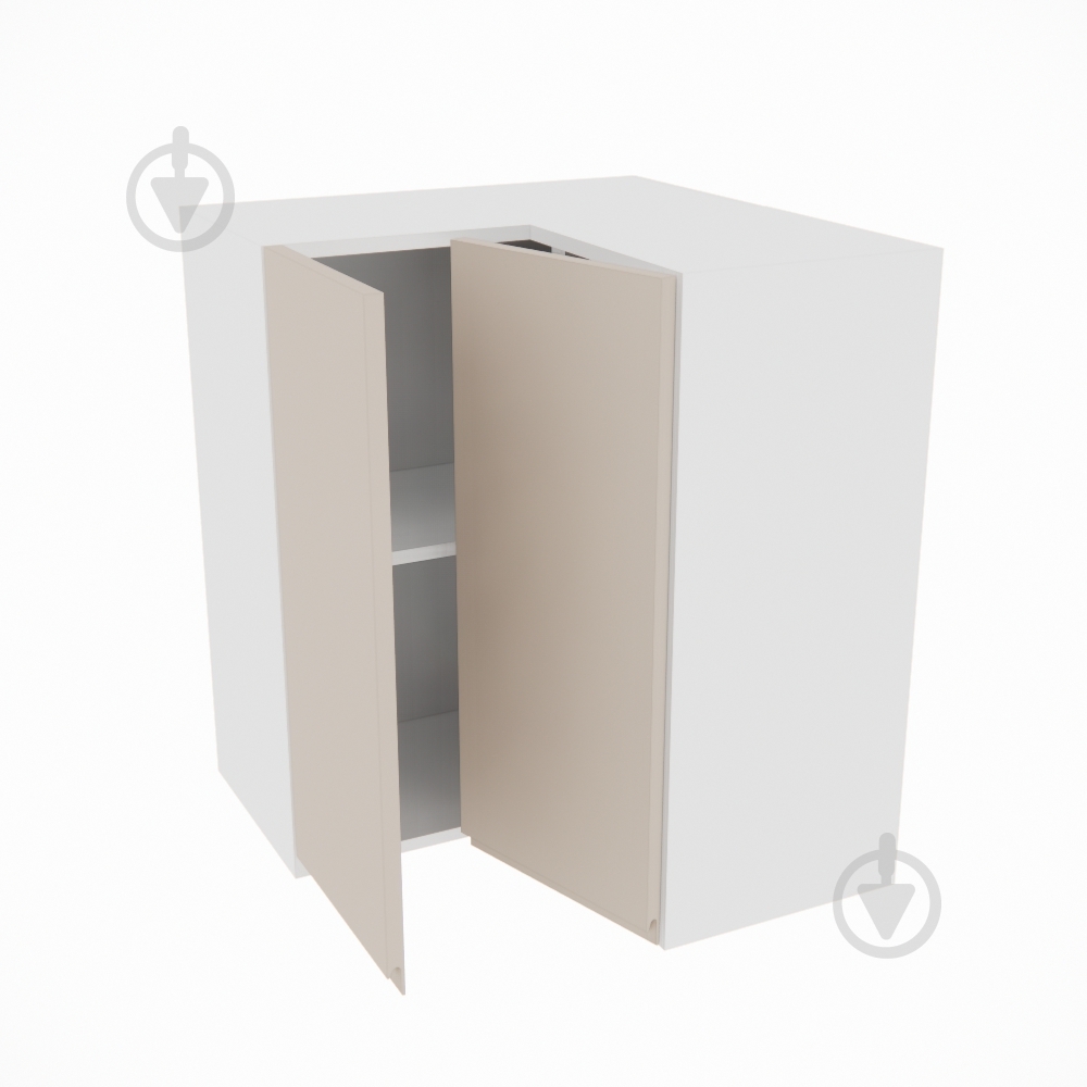 Шкаф Влада (В 60х60 прямой (720)левая) пломбир/белый - фото 2 Шкаф Влада (В 60х60 прямой (720)левая) пломбир/белый - фото 2