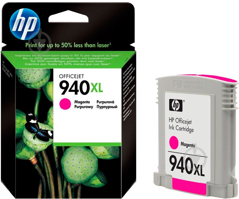Картридж HP 940XL C4908AE magenta - фото 1