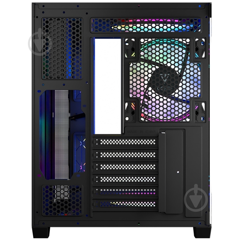 Корпус Modecom Volcano Panorama Apex ARGB 5F MIDI Grey без БП ATX - фото 5