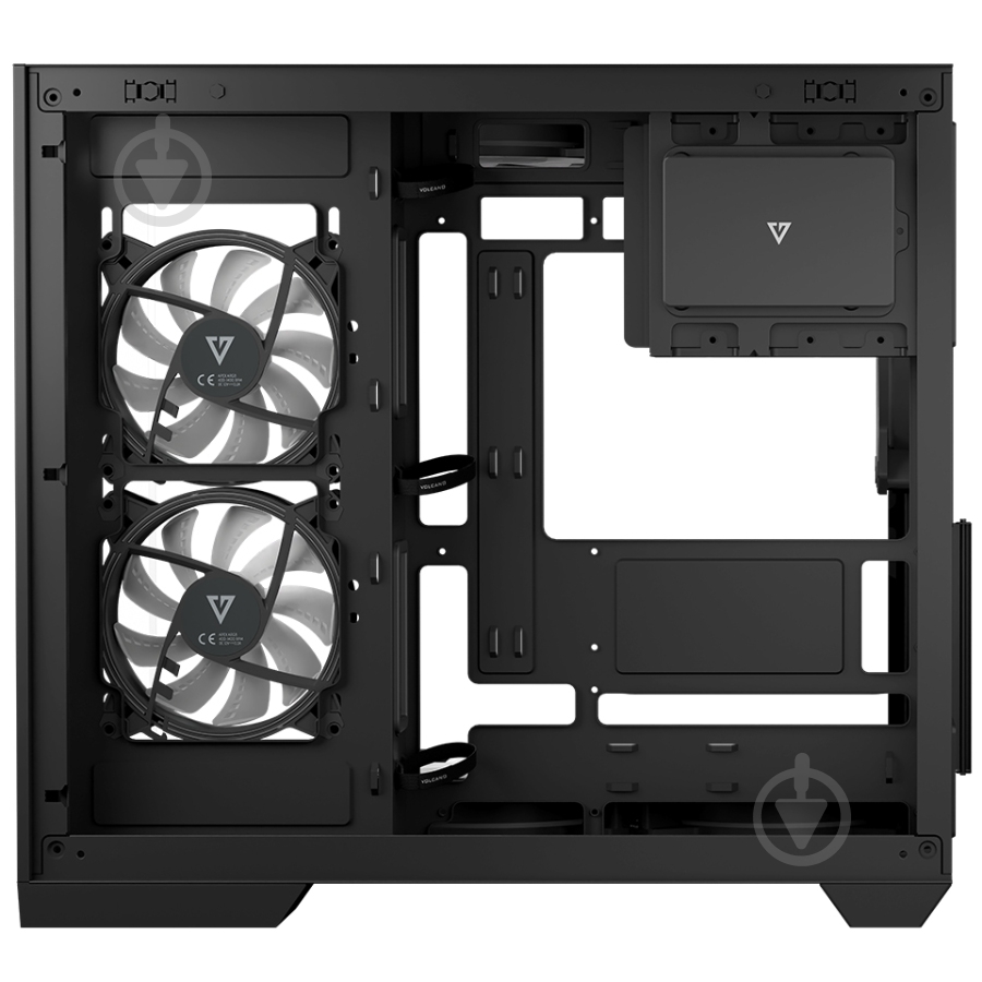 Корпус Modecom Volcano Panorama Apex ARGB 5F MIDI Grey без БП ATX - фото 6