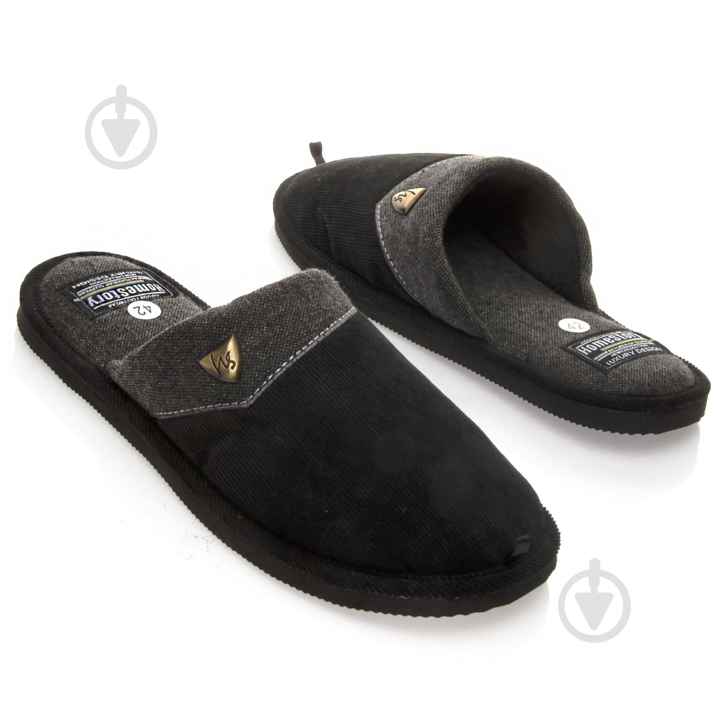 Тапки домашние Home Story 231081-3 р.43 черный - фото 2 Тапки домашние Home Story 231081-3 р.43 черный - фото 2