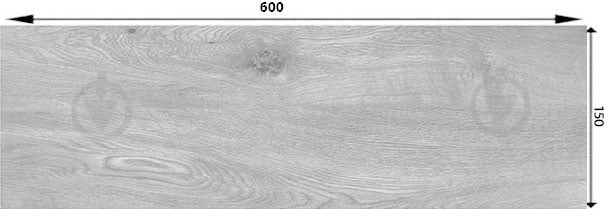 Плитка Golden Tile Alpina Wood light gray 89G920 15x60 см - фото 2