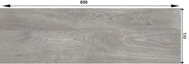 Плитка Golden Tile Alpina Wood grey 892920 15x60 см - фото 2