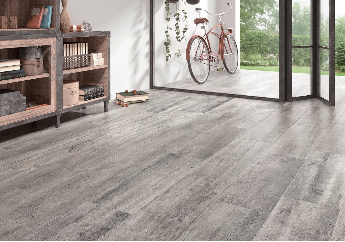 ᐉ Плитка Golden Tile Alpina Wood grey 892920 15x60 см • Купить в