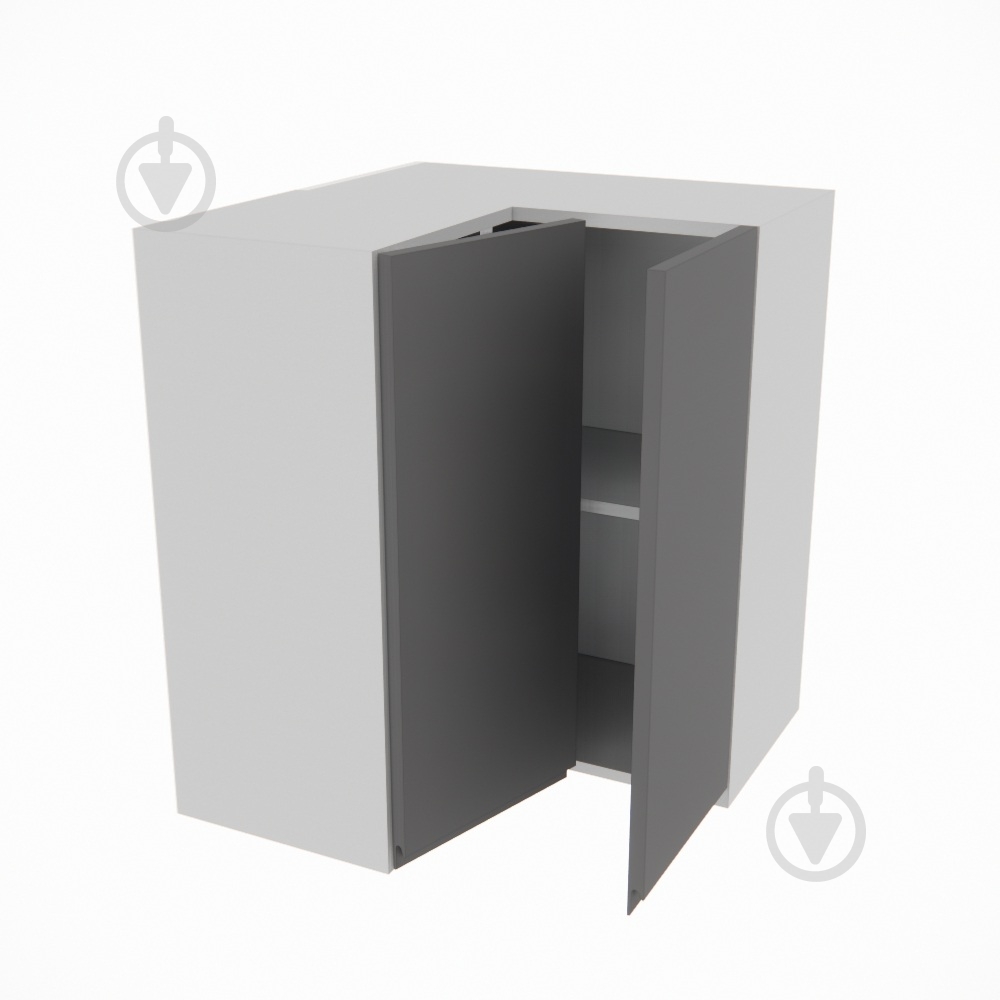 Шафа Влада (В 60х60 прямий (720)права) графіт/попелястий - фото 2 Шафа Влада (В 60х60 прямий (720)права) графіт/попелястий - фото 2