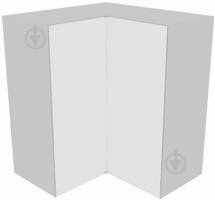 Шафа Влада (В 60х60 прямий (720)права) білий шовк/попелястий - фото 1 Шафа Влада (В 60х60 прямий (720)права) білий шовк/попелястий - фото 1