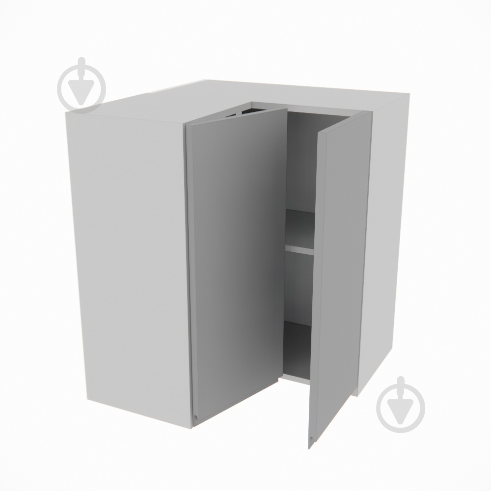 Шафа Влада (В 60х60 прямий (720)права) сірий оксамит/попелястий - фото 2 Шафа Влада (В 60х60 прямий (720)права) сірий оксамит/попелястий - фото 2