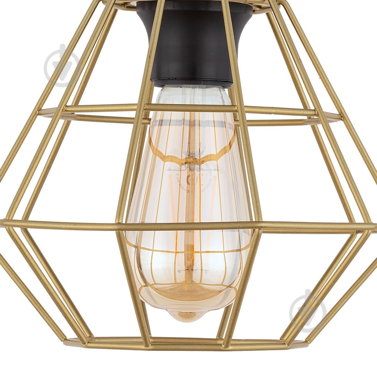 ВИТРИНА! Подвес LIGHT SET DIAMOND 4640 1x15 Вт /E27 черный/золото - фото 4 ВИТРИНА! Подвес LIGHT SET DIAMOND 4640 1x15 Вт /E27 черный/золото - фото 4