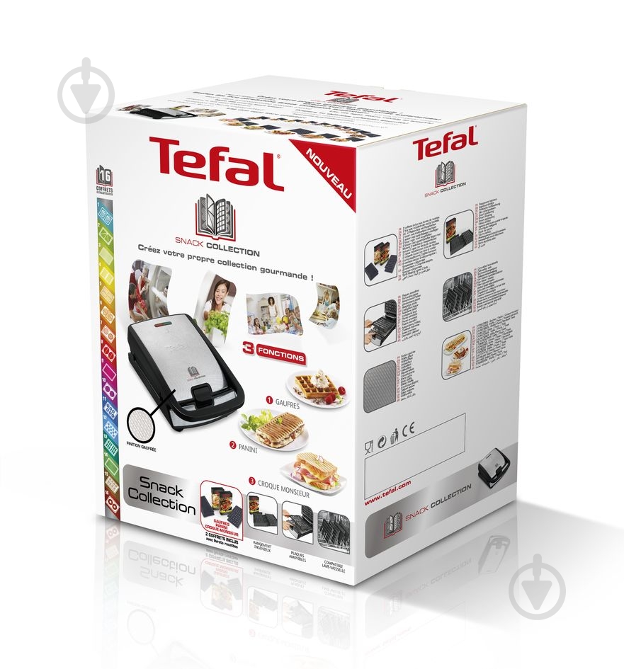 Мультимейкер Tefal Snack Collection SW857D12 - фото 4