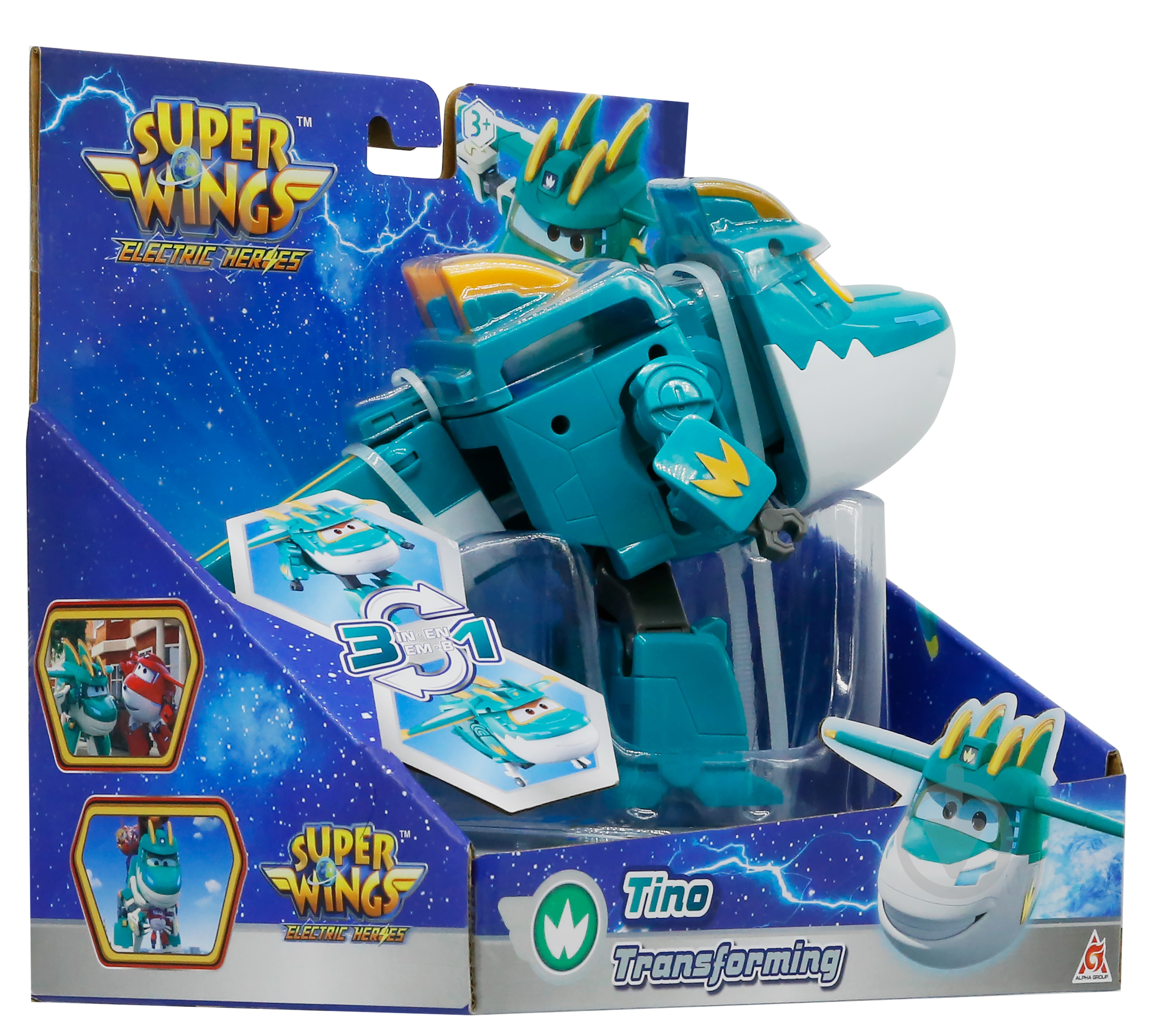 ᐉ Іграшка-трансформер Super Wings Transforming Тіно (Tino