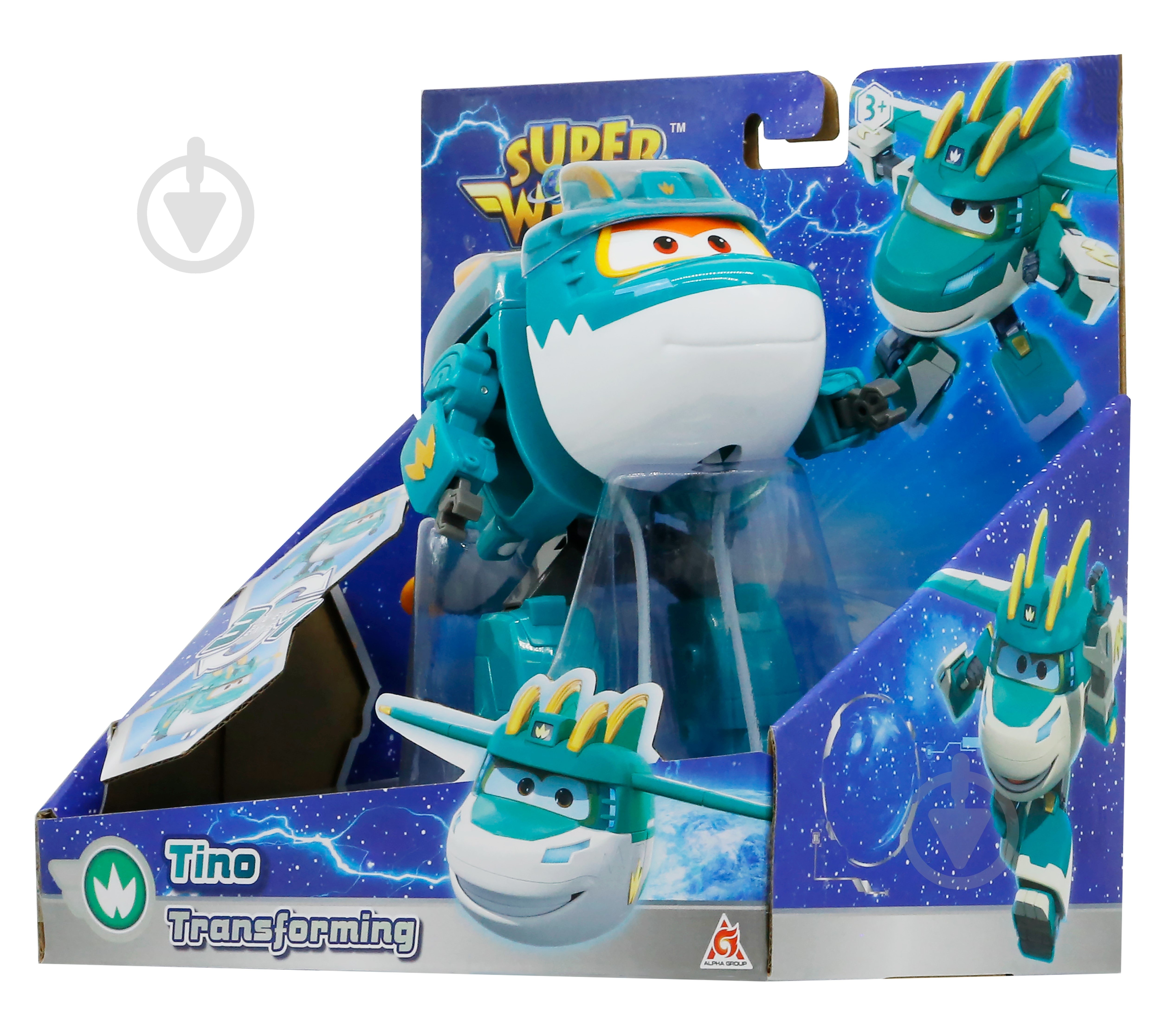 ᐉ Іграшка-трансформер Super Wings Transforming Тіно (Tino