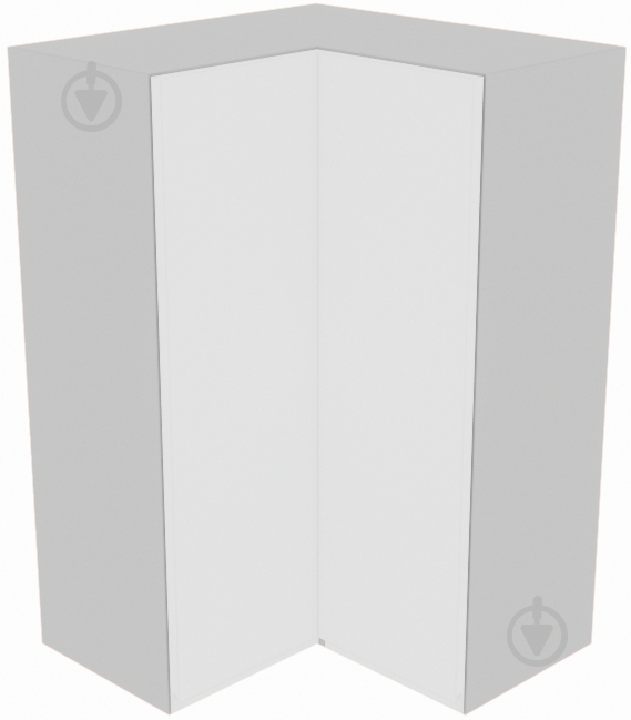 Шкаф Влада (В 60х60 прямой (920)правая) белый шелк/пепельный - фото 1 Шкаф Влада (В 60х60 прямой (920)правая) белый шелк/пепельный - фото 1