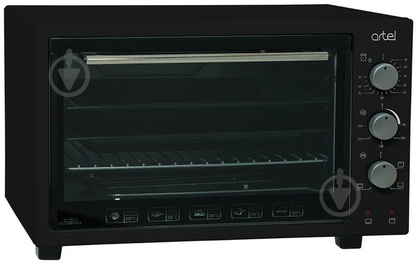 Електрична піч Artel MD 3618E BLACK-BLACK - фото 1