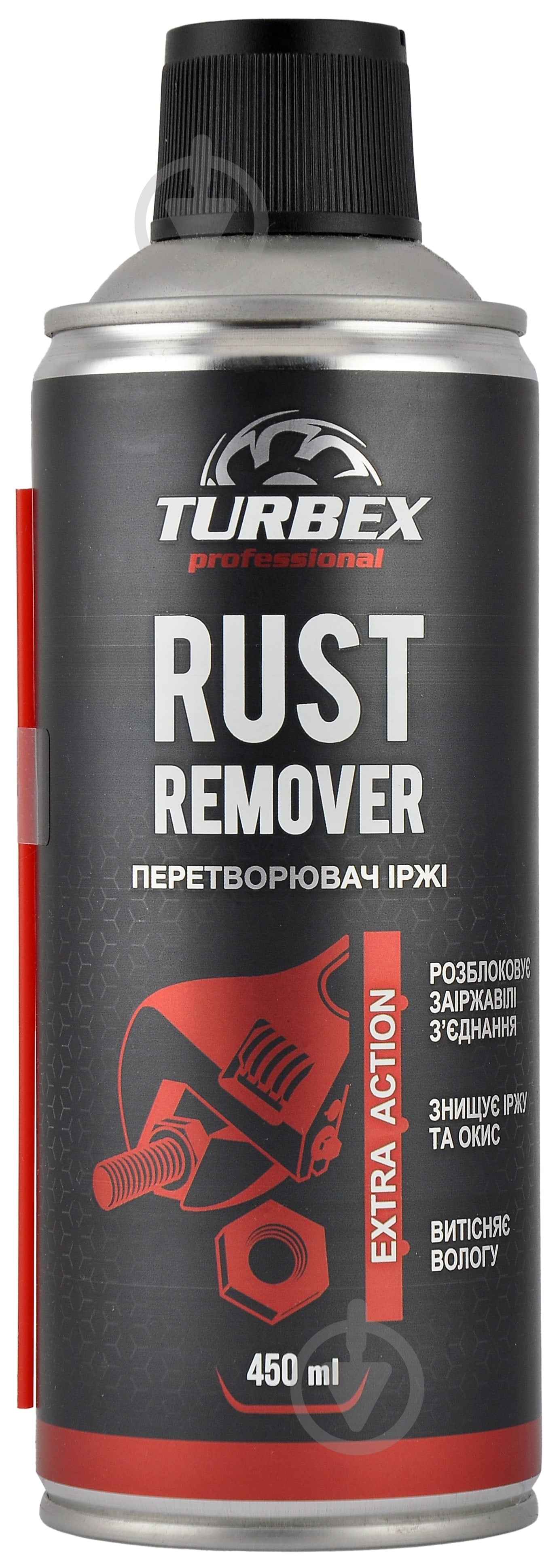 Перетворювач іржі TURBEX RUST-REMOVER 450 мл 0,35 кг - фото 1