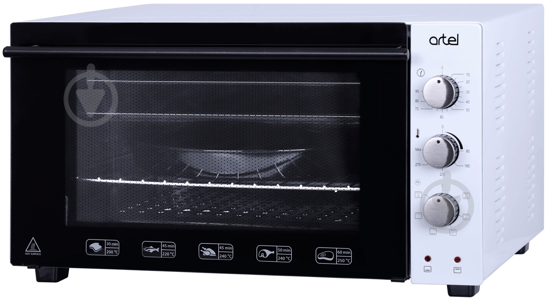Електрична піч Artel MD 4218L WHITE-WHITE-WHITE - фото 4
