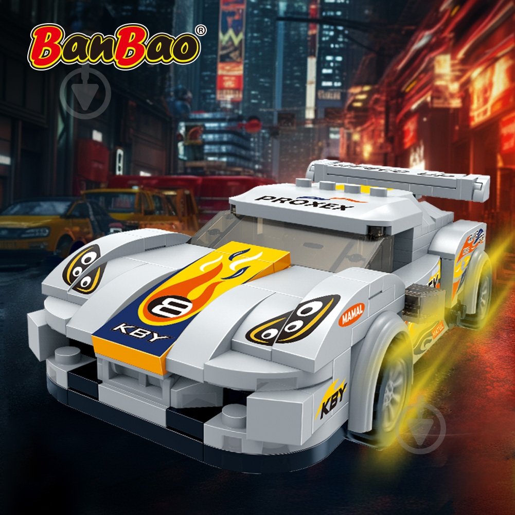 Конструктор BanBao Суперкар 918 ET836 - фото 3 Конструктор BanBao Суперкар 918 ET836 - фото 3