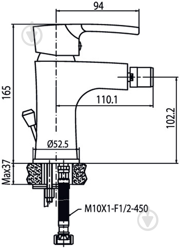 Смеситель для биде Aqua Rodos Rodos 90804 - фото 2