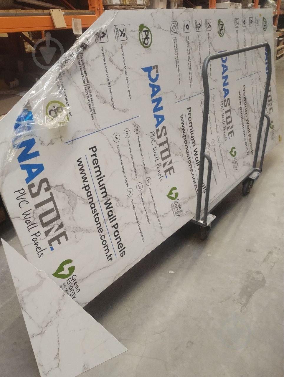 УЦЕНКА! Декоративная панель Panastone ПВХ Bianco Carrara 1220х2800х2,8 мм (PS-101) (УЦ №2487) - фото 3 УЦЕНКА! Декоративная панель Panastone ПВХ Bianco Carrara 1220х2800х2,8 мм (PS-101) (УЦ №2487) - фото 3