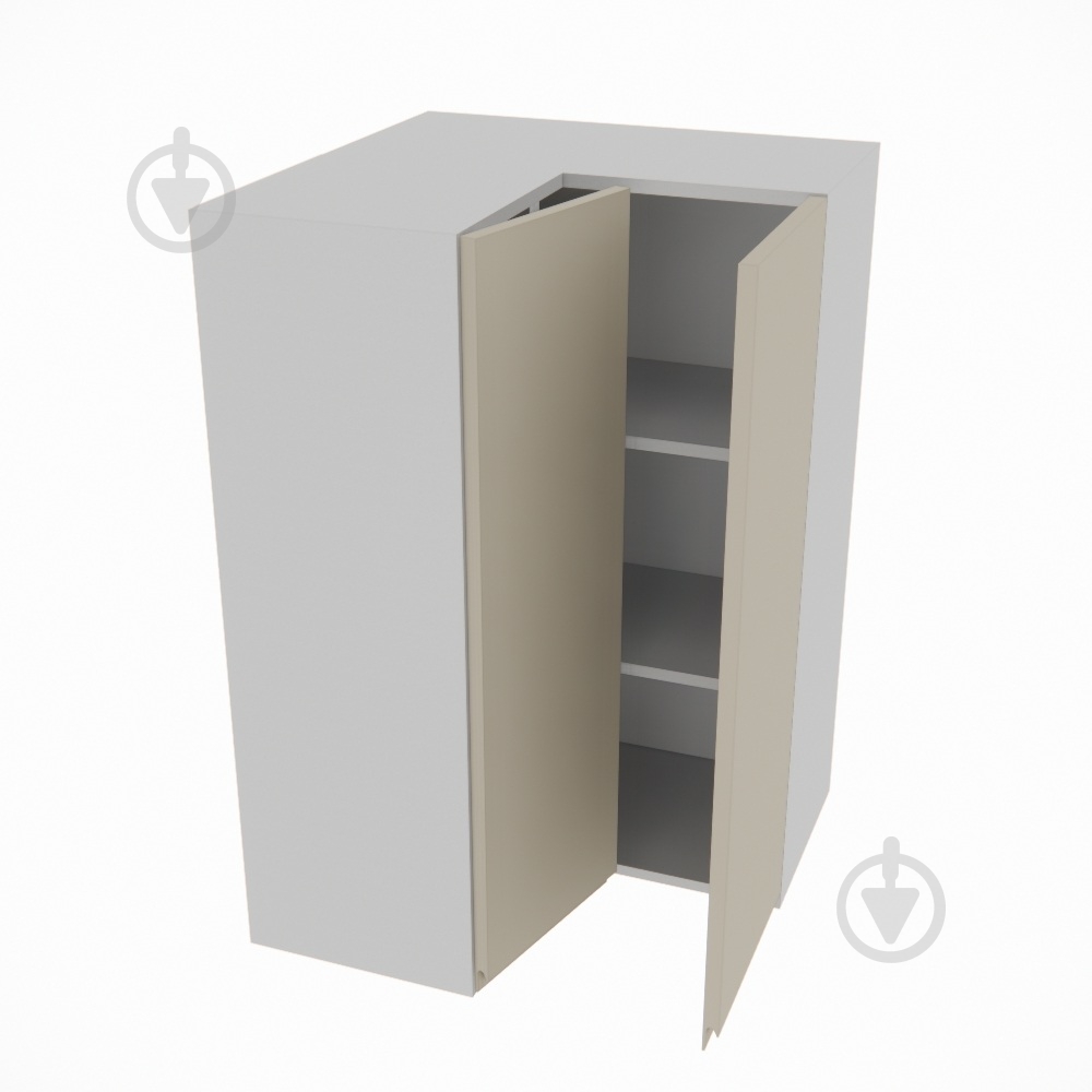 Шафа Влада (В 60х60 прямий (920)права) айворі/попелястий - фото 2 Шафа Влада (В 60х60 прямий (920)права) айворі/попелястий - фото 2