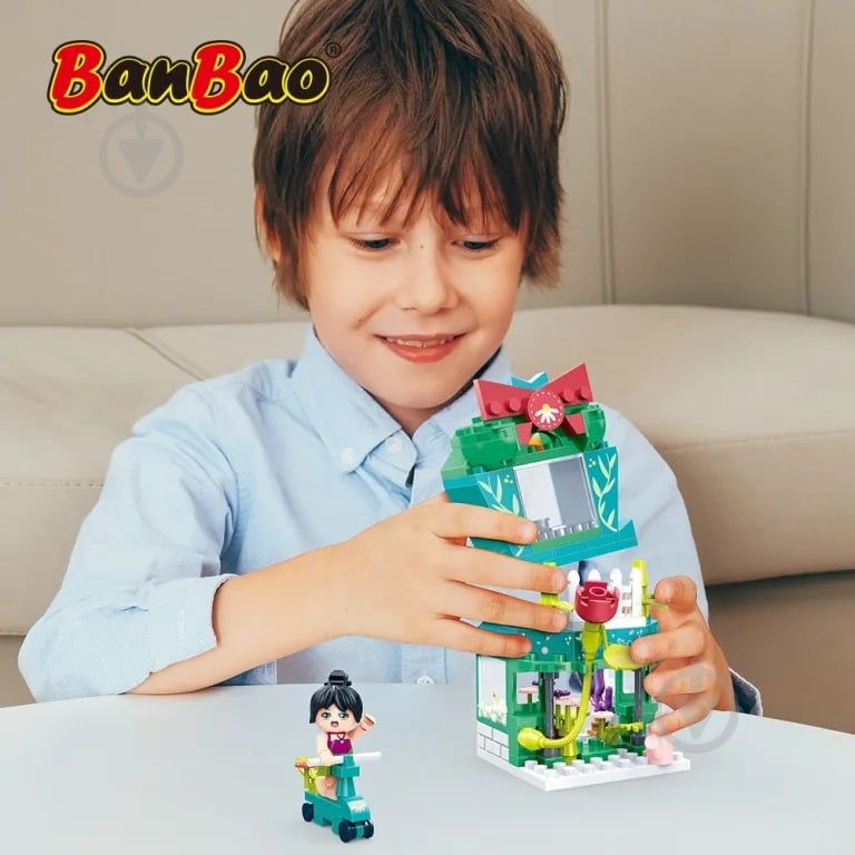 Конструктор BanBao Квіткова крамниця Mini High-Street Series ET808 - фото 5 Конструктор BanBao Квіткова крамниця Mini High-Street Series ET808 - фото 5