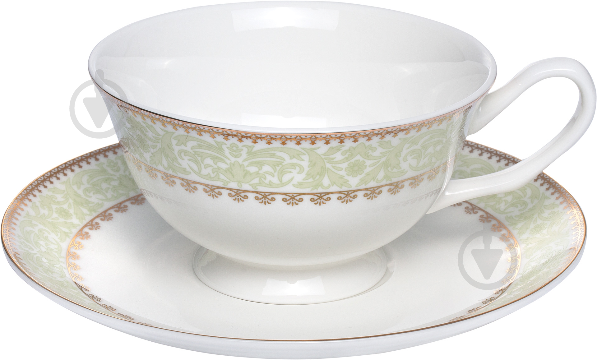 Чашка для кофе с блюдцем Fiora Verde 100 мл - фото 1
