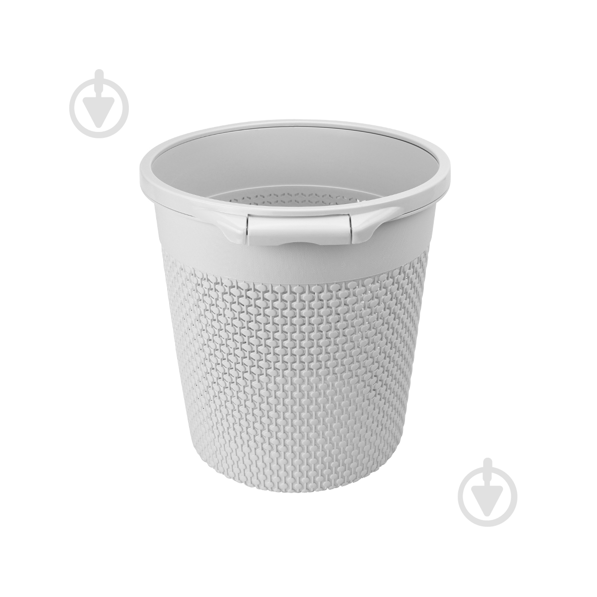 Ведро без крышки MVM 9 л серый - фото 2