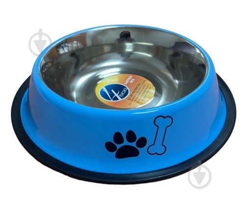 Миска 4Dog 10 см синяя - фото 1