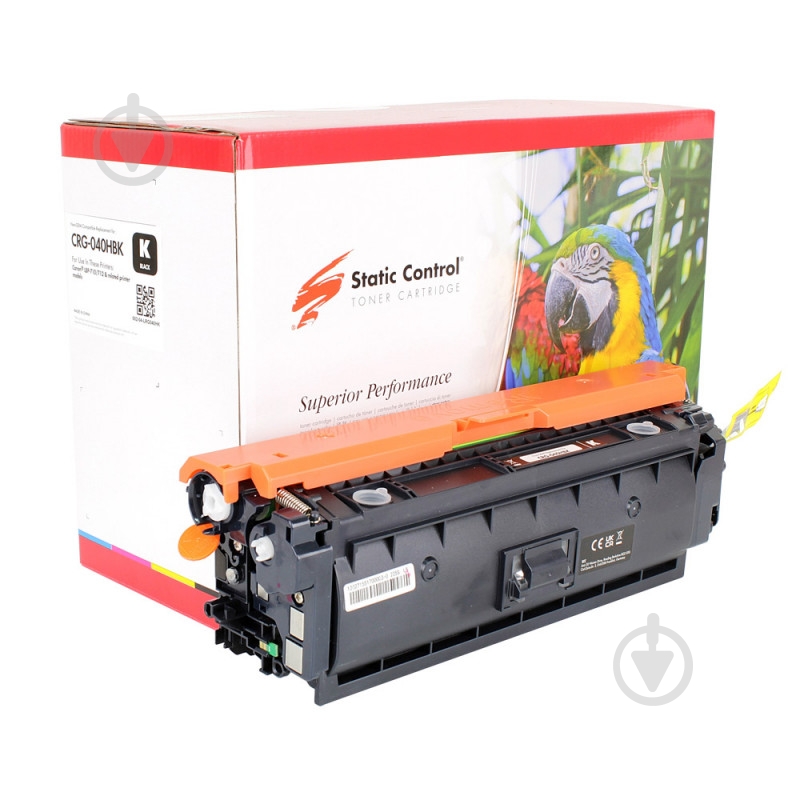 Картридж лазерный Static Control Parrot совместимый для HP CF360X (508X), CANON 040H black - фото 1 Картридж лазерный Static Control Parrot совместимый для HP CF360X (508X), CANON 040H black - фото 1