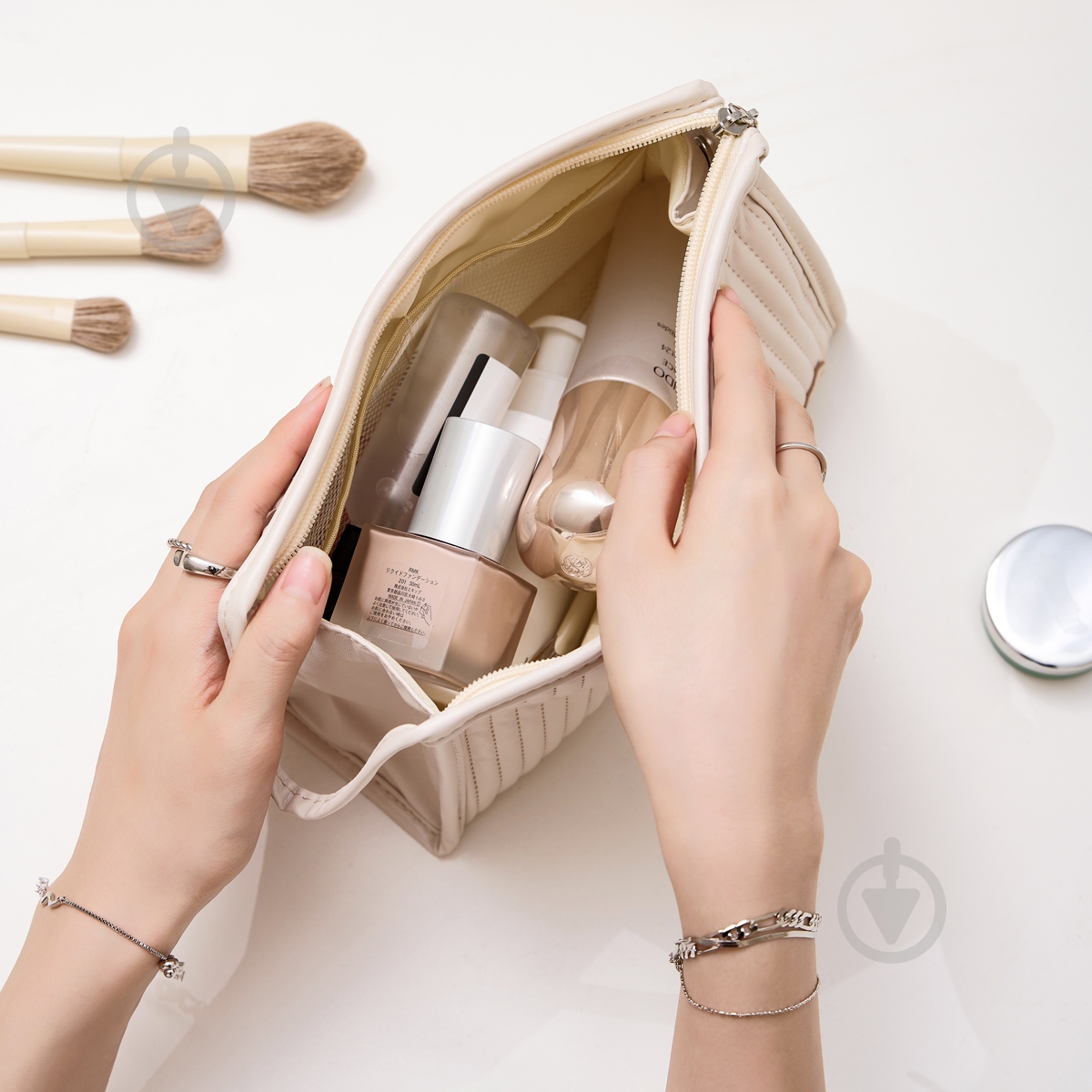 Косметичка-органайзер МВМ TH-20 BEIGE - фото 3 Косметичка-органайзер МВМ TH-20 BEIGE - фото 3