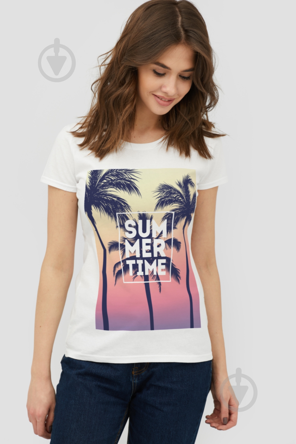 Футболка YAPPI Basic 1702159 р.L белый - фото 1 Футболка YAPPI Basic 1702159 р.L белый - фото 1